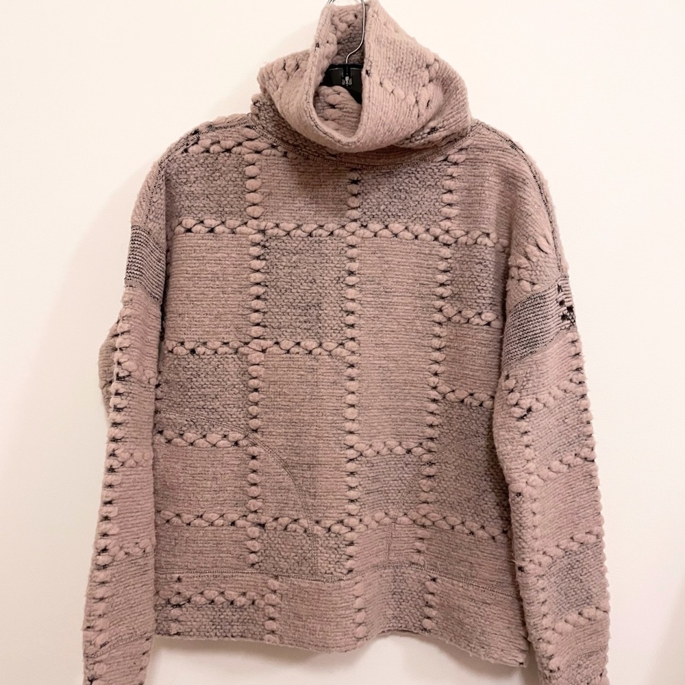 Prana Crestland Pink Wool Sweater